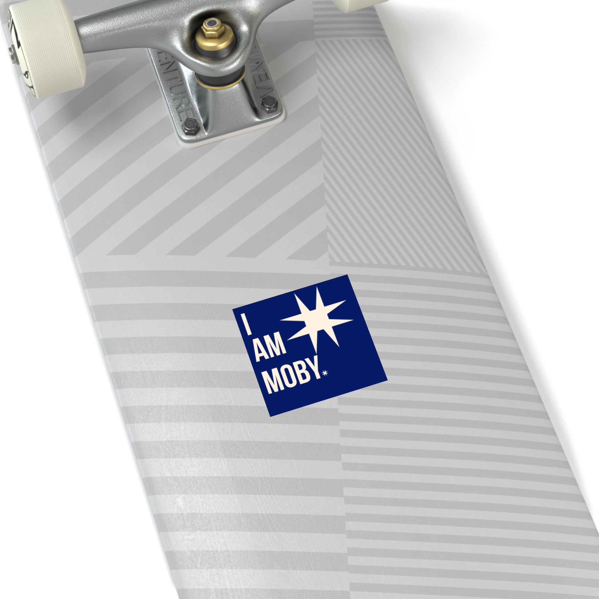 I Am Moby Square Sticker