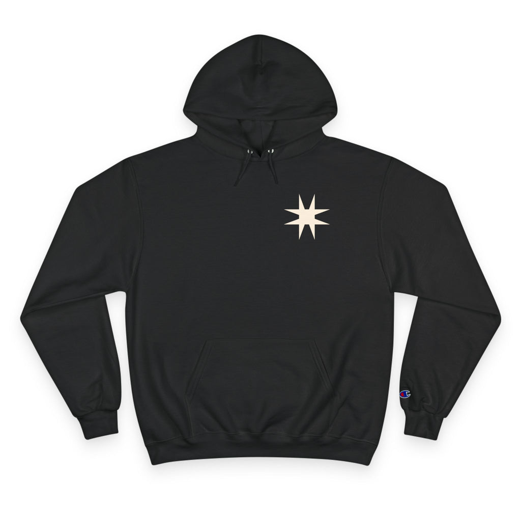 Champion Hoodie Minimal Star Logo & 'Spray Moby.'