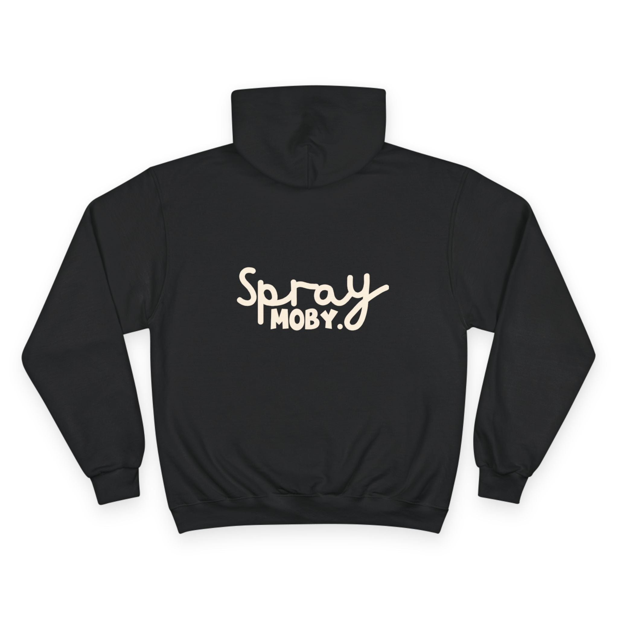 Champion Hoodie Minimal Star Logo & 'Spray Moby.'