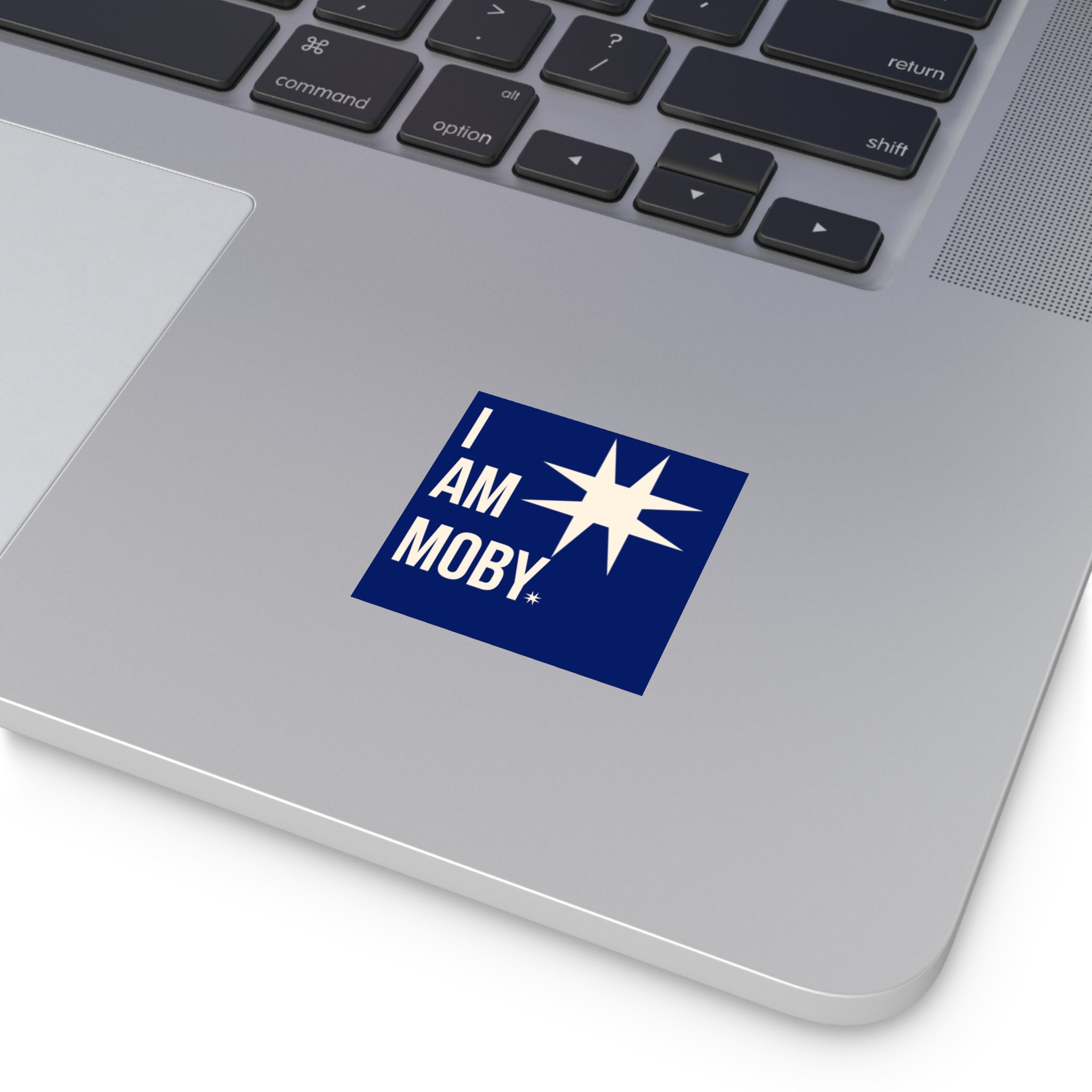 I Am Moby Square Sticker
